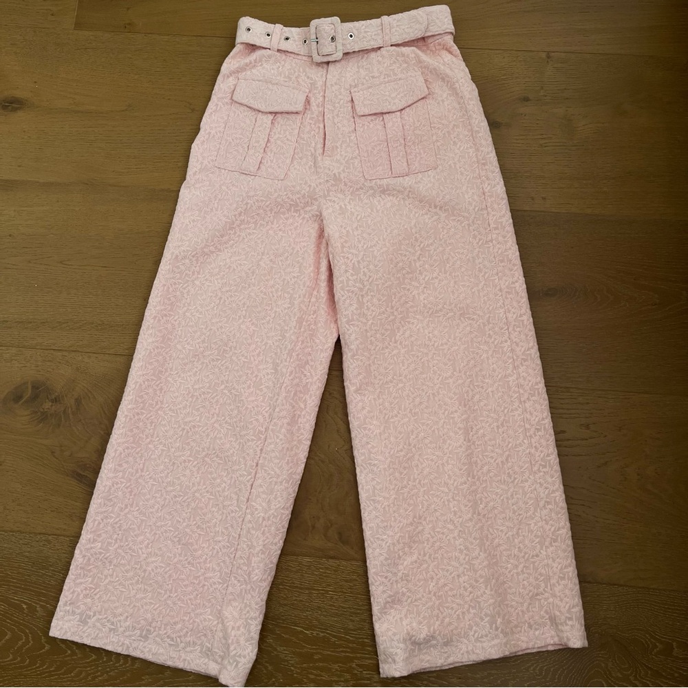 We Are Kindred pink floral print pants NWOT
